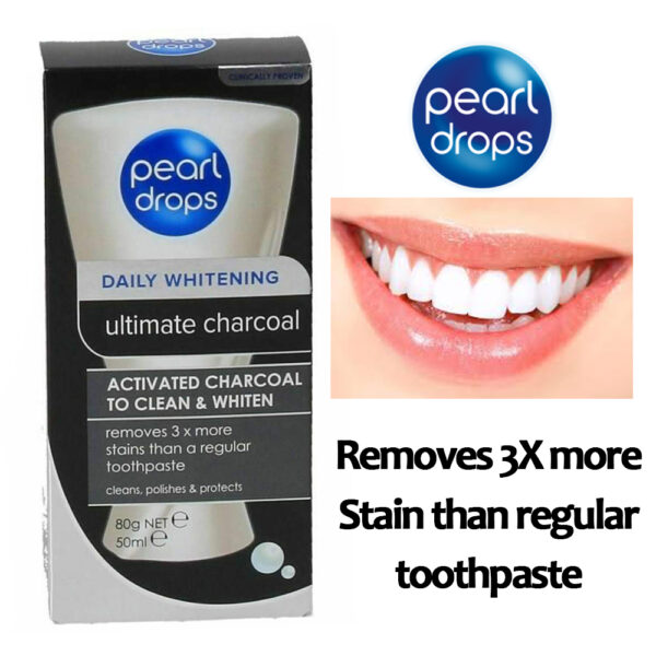 Pearl Drops Daily Whitening Ultimate Charcoal Toothpolish