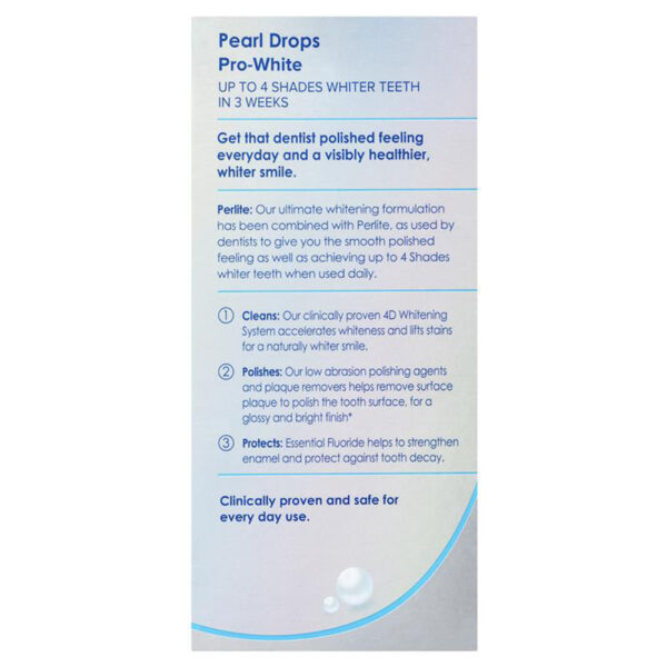 Pearl Drops Daily Whitening Pro White Toothpolish