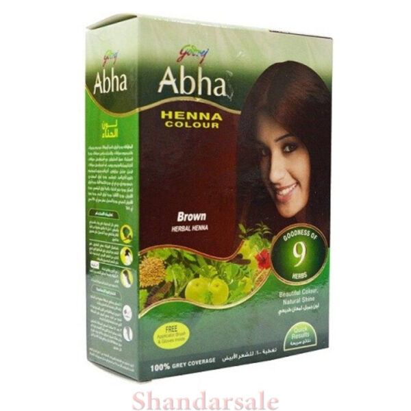 GODREJ Abha Henna Hair Colour Brown