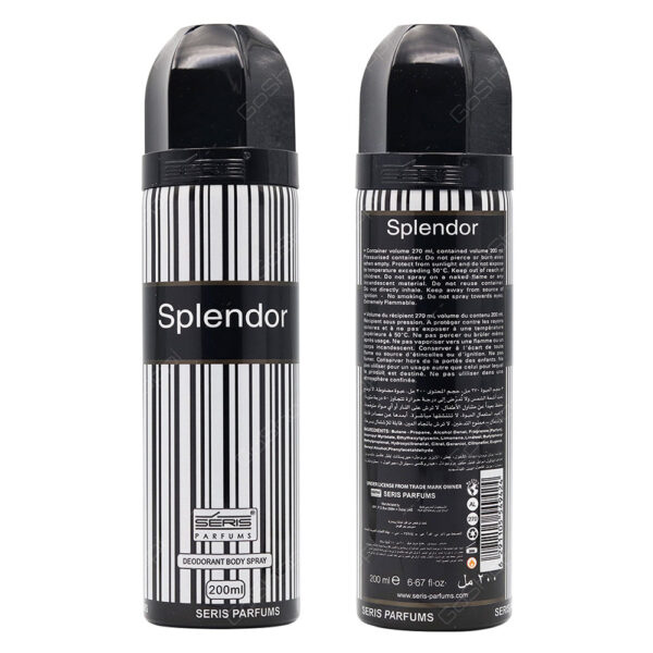 Series Splendor Deodorant Body Spray 200ml