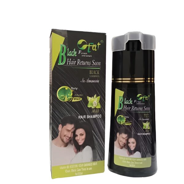 Black Hair Dye Shampoo - 200ml Bottle