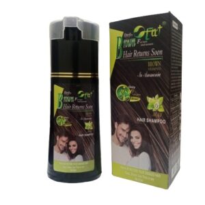 Dark Brown Hair Dye Shampoo - 200ml Bottle