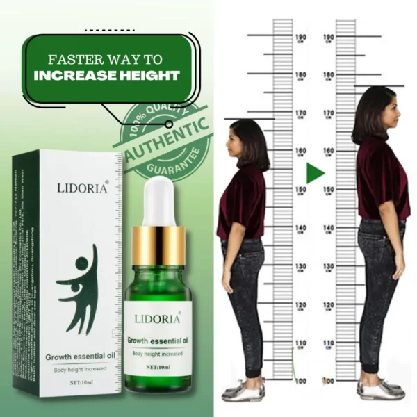 LIDORIA GROWTH ESSENTIAL OIL Height Enhancer | Growth Essential Oil by Lidoria - 10ml - Image 6