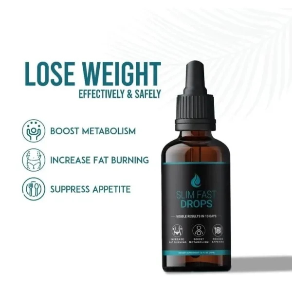 Slim Fast Drops Weight Loss Supplements - 50 ml - Image 4