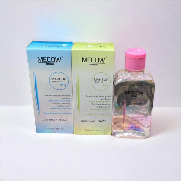 Mecow – Facial makeup remover, H20 (100ML) (Random Color)