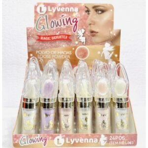 1 Pcs LYVENNA GLOWING FAIRY DUST  Shimmer Highlighter, Face And Body Highlighter Powder Stick Makeup (Random Color)