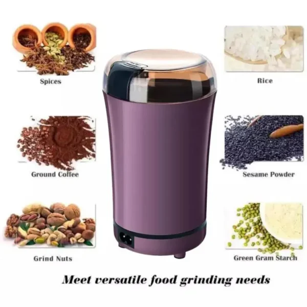 Multi-function electric grinder grain grinder grinder coffee bean machine small traditional Chinese medicine grinder (Random color)