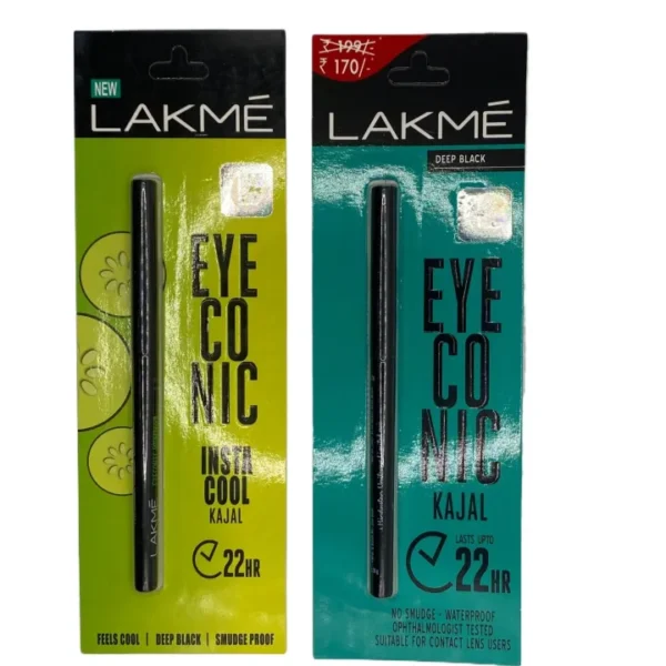 1pcs lakme black waterproof eyeconic pencil kajal - Image 3