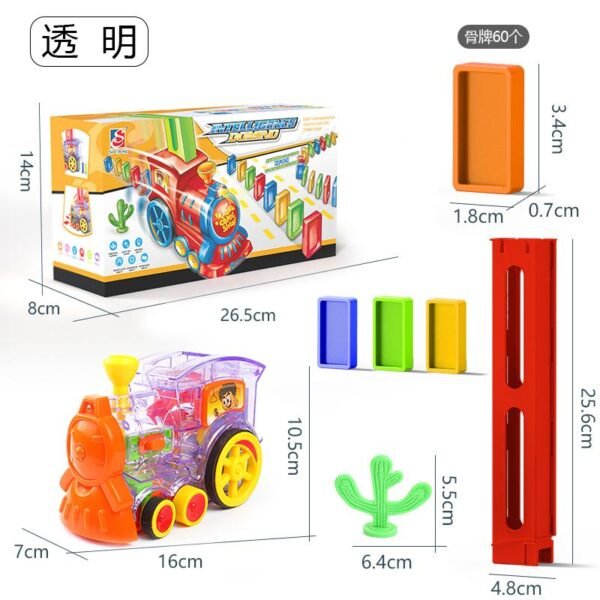 Transparent electric domino train - Image 3
