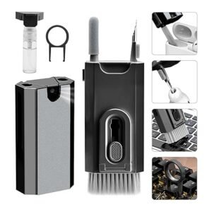 8 in 1 Keyboard Cleaning Kit, Portable Keyboard Cleaner with Brush, Multifunction Electronic Cleaning Kit for Keyboard,