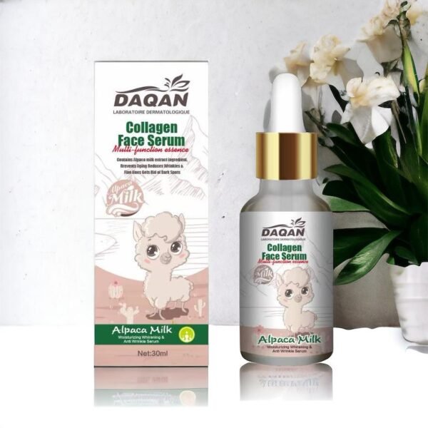 Daqan Skin Care Collagen Alpaca Milk Essence Whitening Nourishing Face Serum 30 ML - Image 2