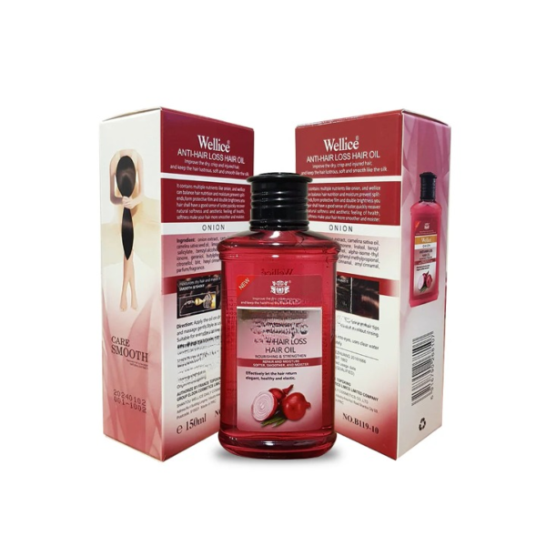 Wellice Onion Anti Hair Loss Oil - 150ml - Image 8