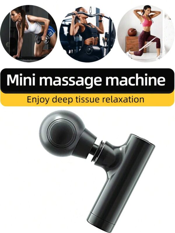 Mini Massage Gun, Portable Pocket Massager, Electric Handheld Massage For Deep Tissue Muscle (random color)