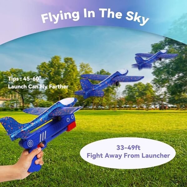 Flying Kite Launcher Gun Toy (Random Color) - Image 22