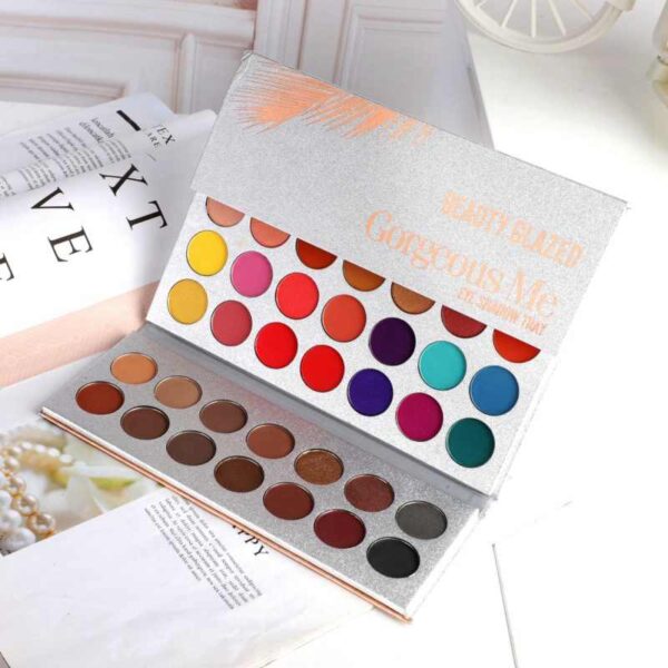 Gorgeous Me Make Up Palette Eye Shadow 63 Colors Eyeshadow Pallet Pigmented Matte Shimmers Metallic Blendable Waterproof - Image 2