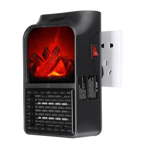 Electric Wall Heater with Remote Control | Household Mini Heater for Bedroom, Office, Dormitory | Portable Mini Heater