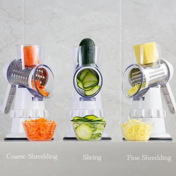 Heavy Duty Manual Vegetable Cutter Slicer Multifunctional Round Slicer Gadget Multifunction Kitchen Gadget Food Processor Blender Cutter( random color ) - Image 6