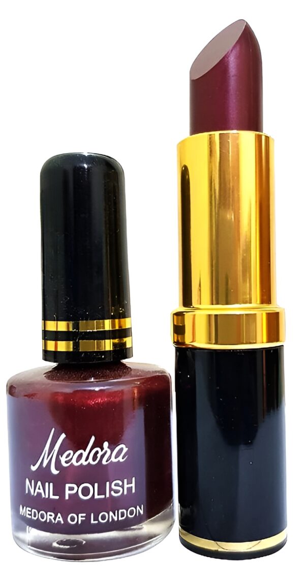 Pack of 12 - Medora Lipstick And Nail Polish Pair Pack (Random colors) - Image 3