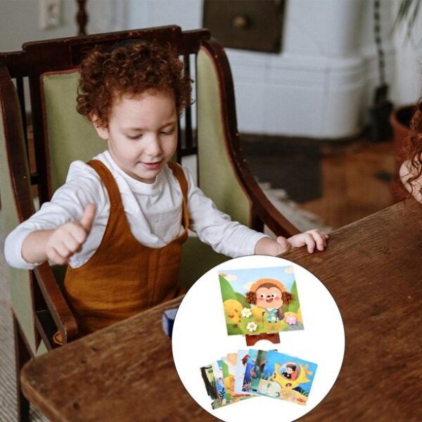 Creativity Children Stickers Painting Kits DIY Handmade Sensory Educational Toys (Number Of Pages 8) - Image 9