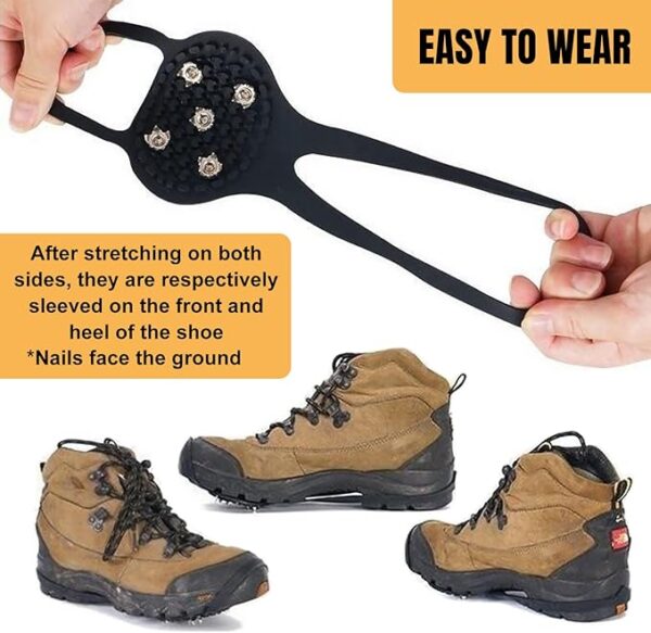 1 pair Universal Non-Slip Gripper Spikes - Image 9