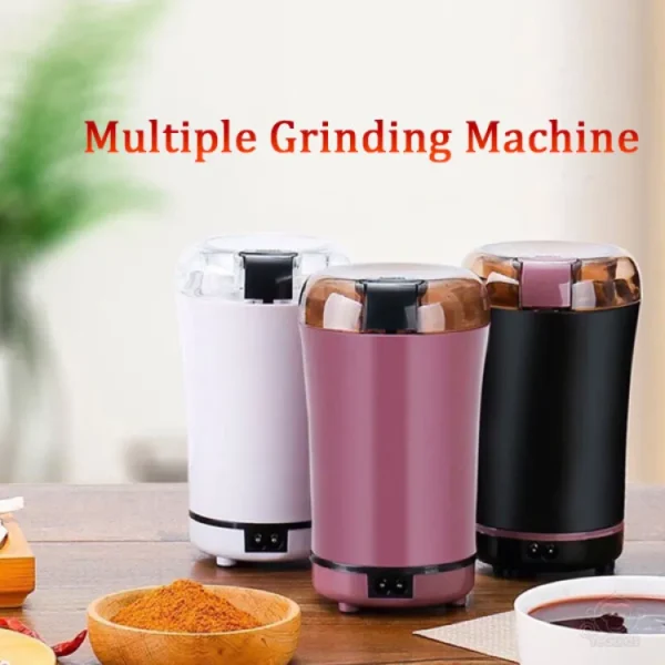 Multi-function electric grinder grain grinder grinder coffee bean machine small traditional Chinese medicine grinder (Random color) - Image 15