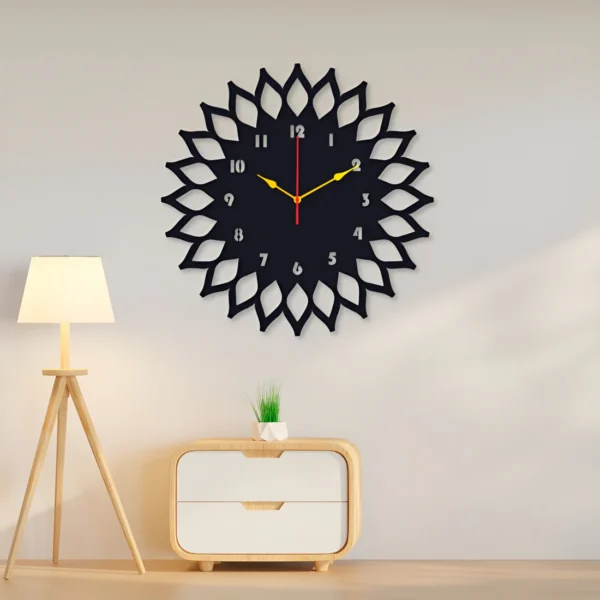 Sun Round clock Wall Clock Stylish Design Home Decoration Wall