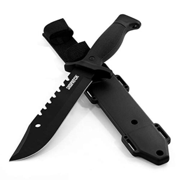 Fixed Blade Hunting Knife with Sheath, 12-inch Survival Knives