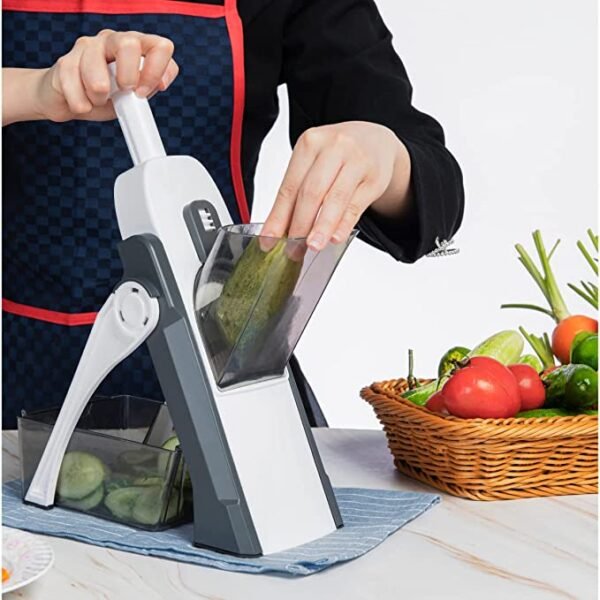 Mandoline Food Slicer Vegetable Cutter, Safe Food Chopper (random color) - Image 10