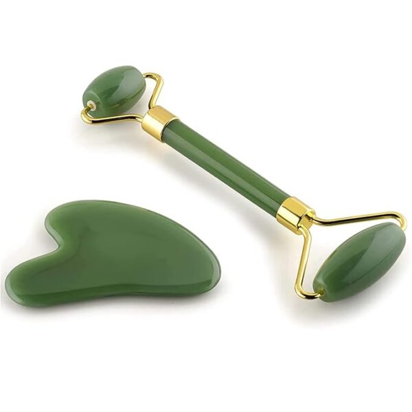 Flawless Jade Roller With Stone (marble) | Facial Roller Manual Massage For Women