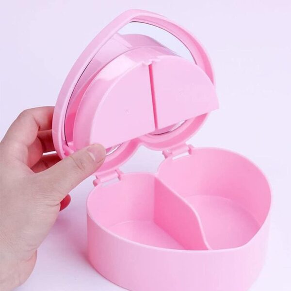 Heart-shaped Jewelry Box for Baby Girls Makeup Box - Image 6