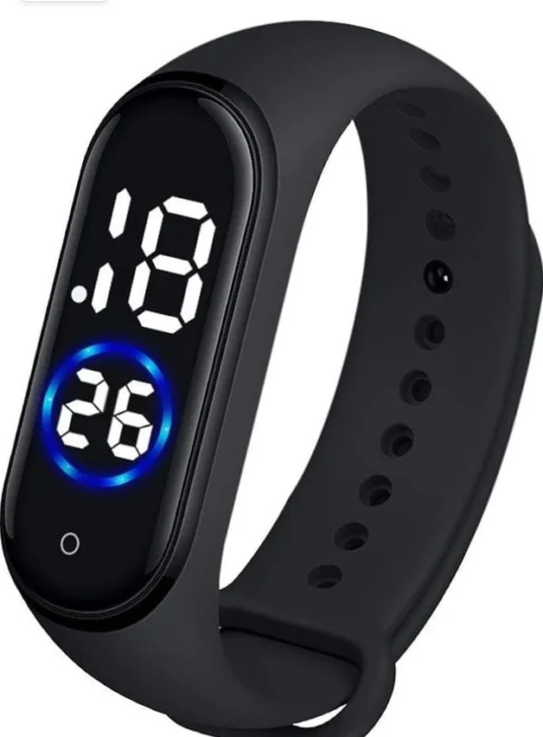 Digital Wrist Band Fashion Rubber LED Sports Unisex Watch Waterproof Men's Watch Women (without box) - Image 6