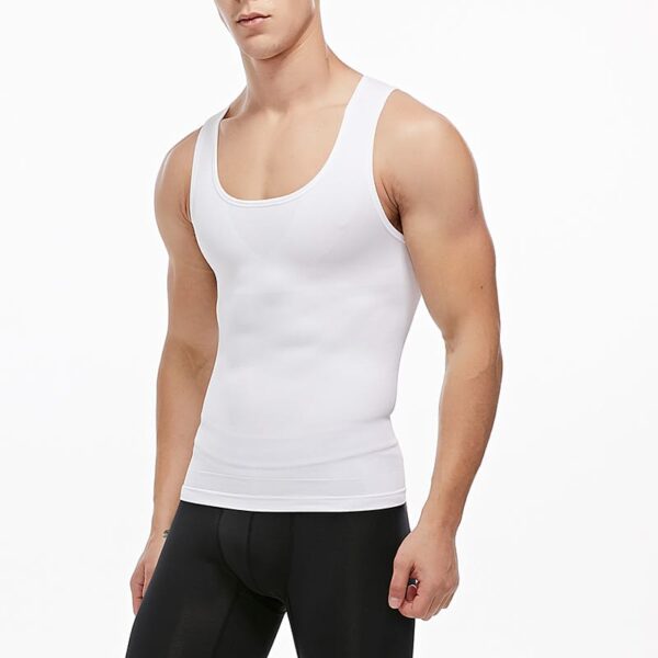 Slim n Lift Men tummy slimming Vest  Men's Slimming Shirt - Image 6