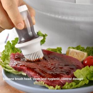Silicone Oil Bottle Brush | Oil Bottle with Silicone Brush for Cooking BBQ Kitchen (Random color)