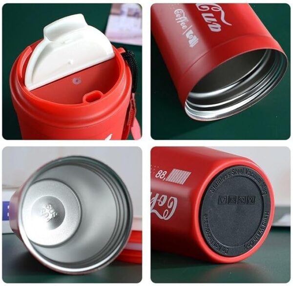 Stainless Steel Thermos Flask Coffee Mugs Hot/Ice Coffee,Tea, (random color) - Image 4