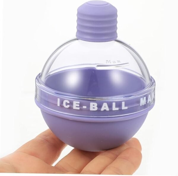 Bulb Ice Cube Hockey Mold Silicone Ice Maker Ball tray  (Random color) - Image 6