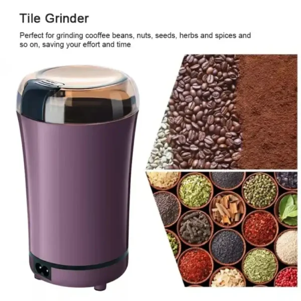 Multi-function electric grinder grain grinder grinder coffee bean machine small traditional Chinese medicine grinder (Random color) - Image 18