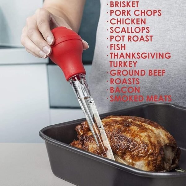 TURKEY BASTER | Oil Flavor Injector Silicone Pump Tube (Random color) - Image 5