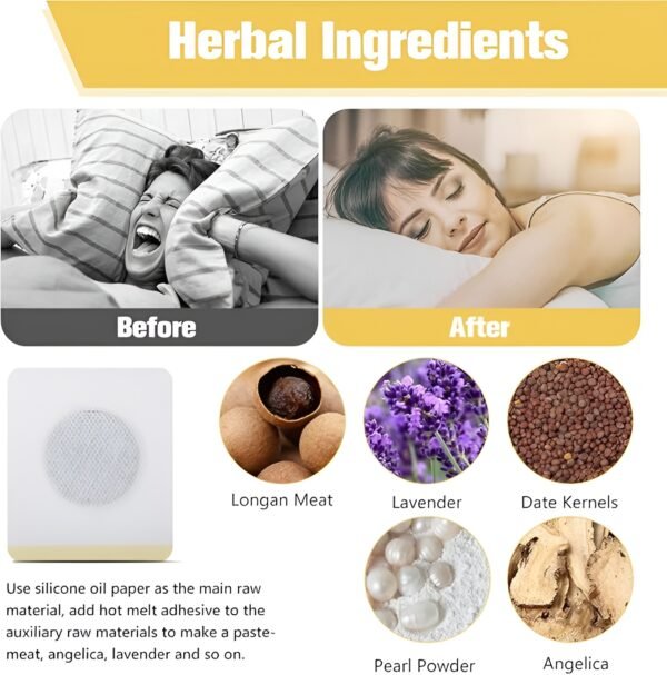 Natural Sleep Patches for Adults and Kids, Sleep Patches to Improve Quality Sleep, Sleep Stickers - Image 6