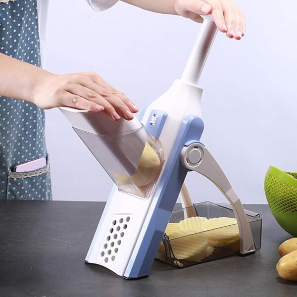 Mandoline Food Slicer Vegetable Cutter, Safe Food Chopper (random color) - Image 3