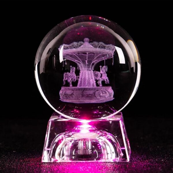 RGB Glowing Crystal Ball Night Light | Warm & Romantic atmosphere for your home and room - Image 24