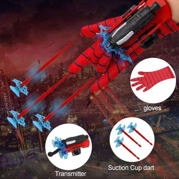 Spider-Man wrist Shooter ,transmitter  Set for Kids - Multicolour - Image 7