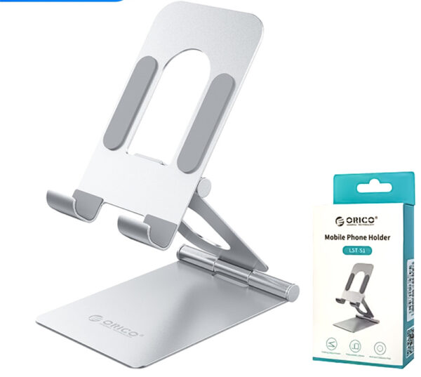 Universal Plastic Mobile Phone Holder | Adjustable Foldable Desktop Stand (random color) - Image 15