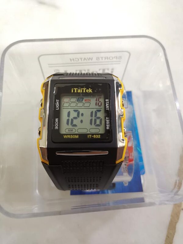 mens digital display sports watch (without box )  (random color) - Image 6