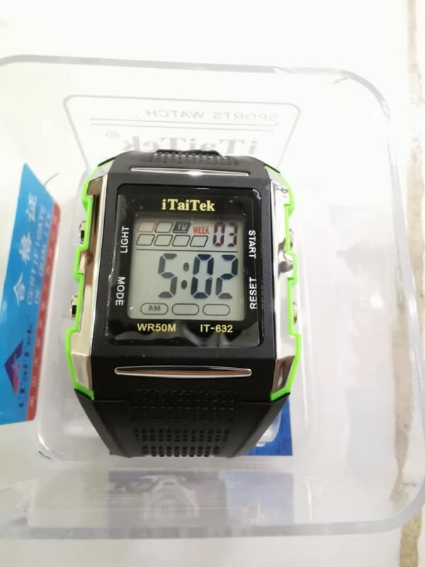 mens digital display sports watch (without box )  (random color) - Image 7