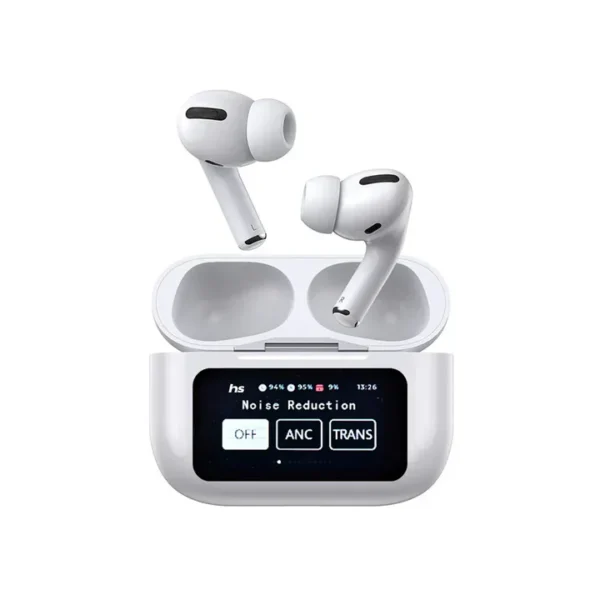 A9 Pro Airpods Pro | Screen Airpods A9 Pro LCD Earbuds (white ) - Image 4