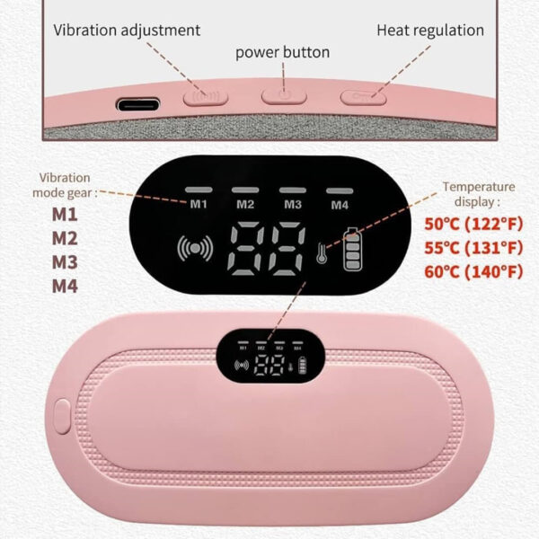 Period Cramp Relief Heater & Massager Belt | Electric Belt Massage for Women and Girls - Image 6