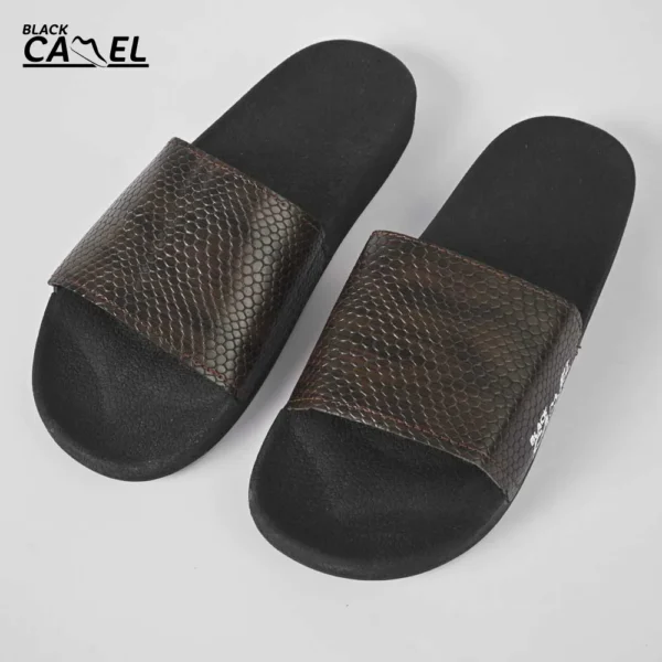 Black Camel Cobra texture slide (Cimahi - Brown/White 39-44) - Image 8