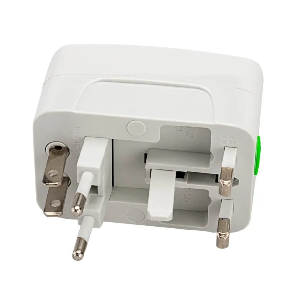 USB universal Travel Adapter Protector With 2 USB Charger - Image 14