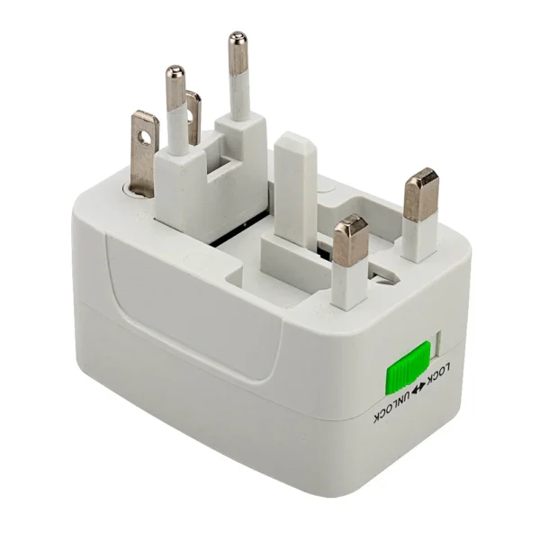 USB universal Travel Adapter Protector With 2 USB Charger - Image 16