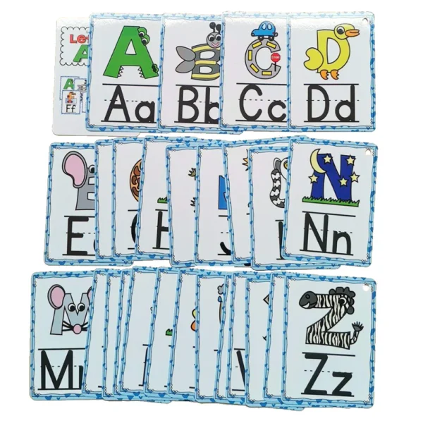 My Mini Alphabet Flipbook | ABC English Alphabet Letters Child Flash Cards Baby Learning Toys Kids Gift Pre-Kindergarten - Image 7